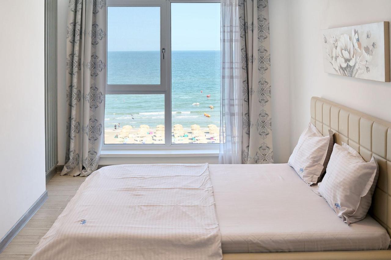 Paradise Sea View 2Bd Apt Spa N Pools Beach Resort Năvodari Exteriör bild