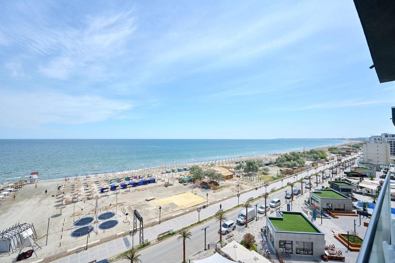 Paradise Sea View 2Bd Apt Spa N Pools Beach Resort Năvodari Exteriör bild
